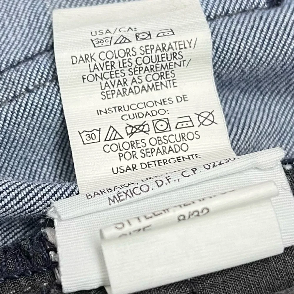 Calvin Klein Jeans Modern Boot Cut 29/8 Dark Wash Flared 5 Pockets Size 8 - Picture 10 of 12
